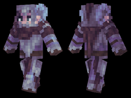Minecraft Skins: Purple Knight Download