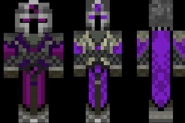 Minecraft Skins: Purple Knight