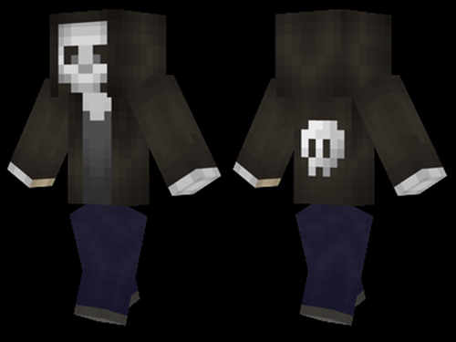 Minecraft Skins: Skull Hoodie Download